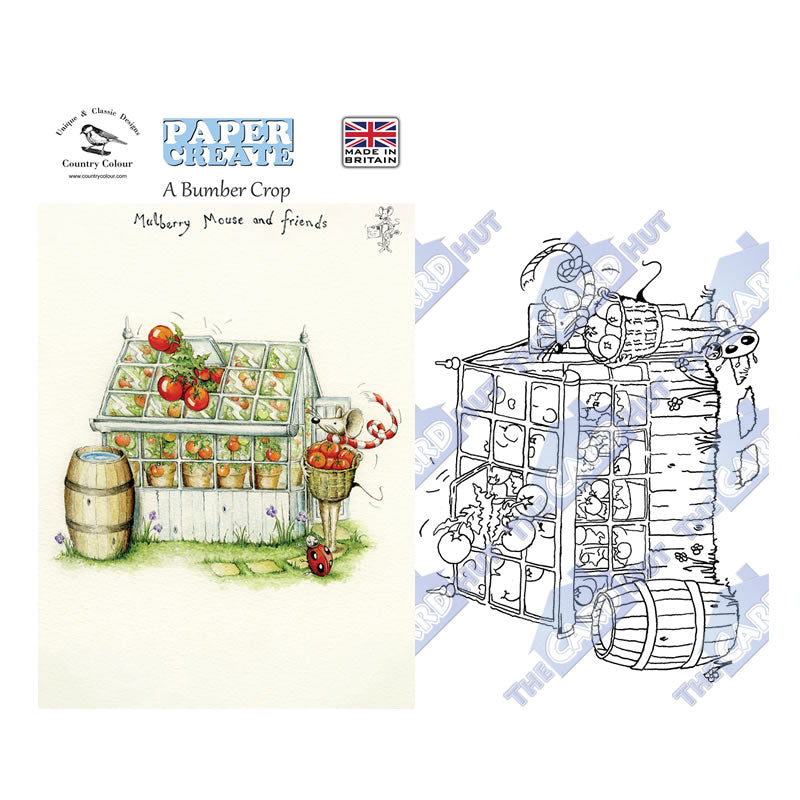 Paper Create: Mulberry Mouse - In The Garden Stamp Collection by Country Colour