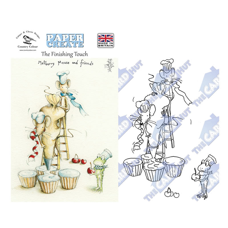 Paper Create: Mulberry Mouse - Baking Stamp Collection by Country Colour