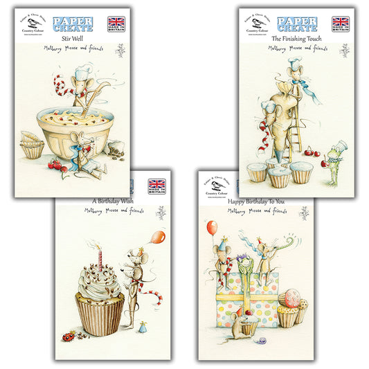 Paper Create: Mulberry Mouse - Baking Stamp Collection by Country Colour