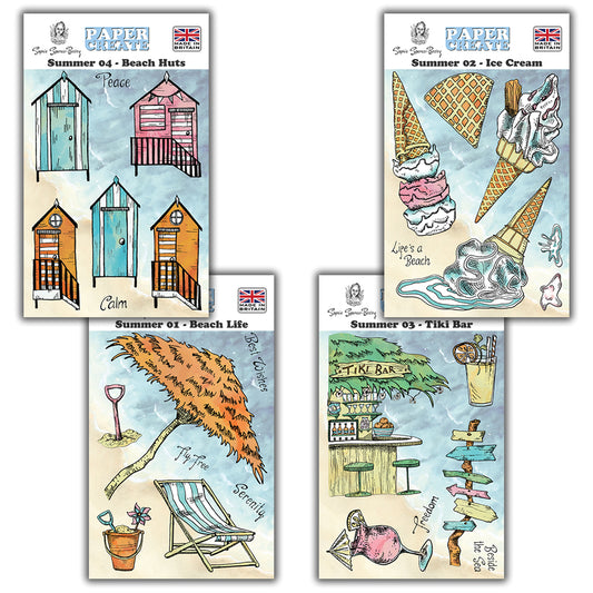 Paper Create: A Day at the Beach Stamp Collection by Sophie Spencer-Beeley