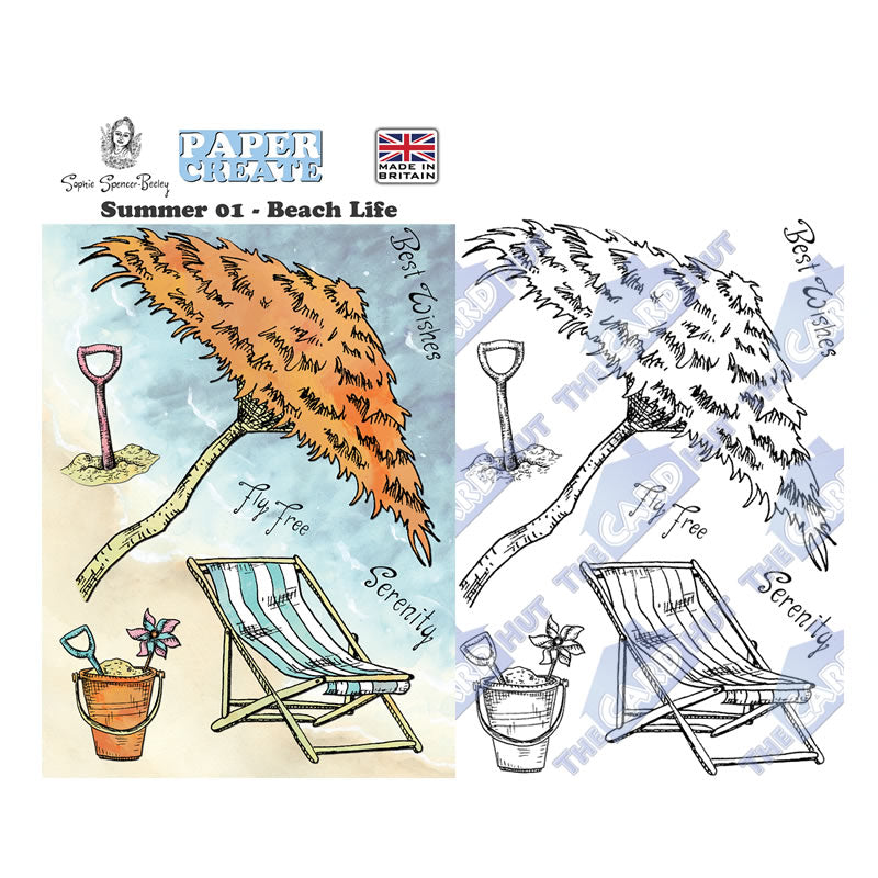 Paper Create: A Day at the Beach Stamp Collection by Sophie Spencer-Beeley