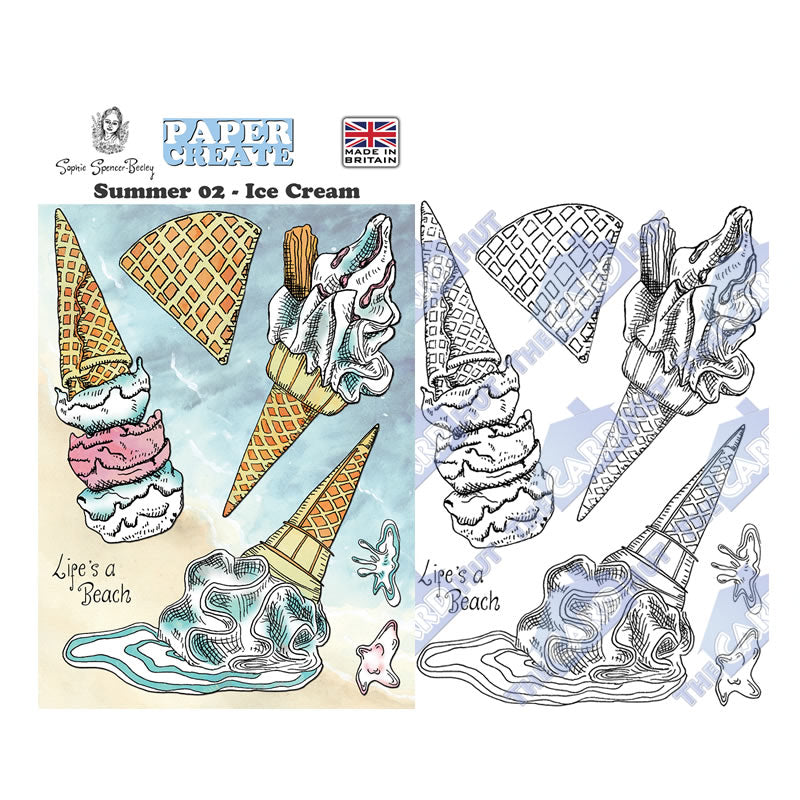 Paper Create: A Day at the Beach Stamp Collection by Sophie Spencer-Beeley