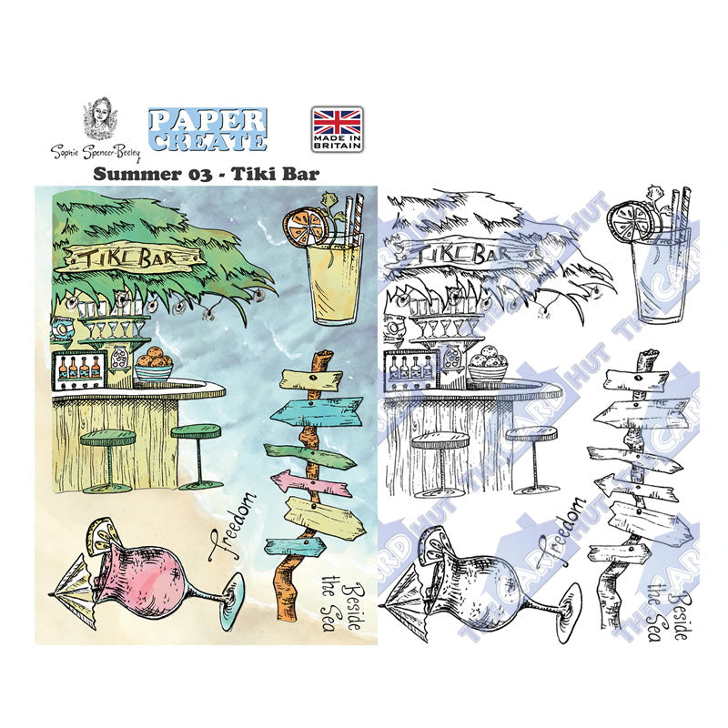 Paper Create: A Day at the Beach Stamp Collection by Sophie Spencer-Beeley