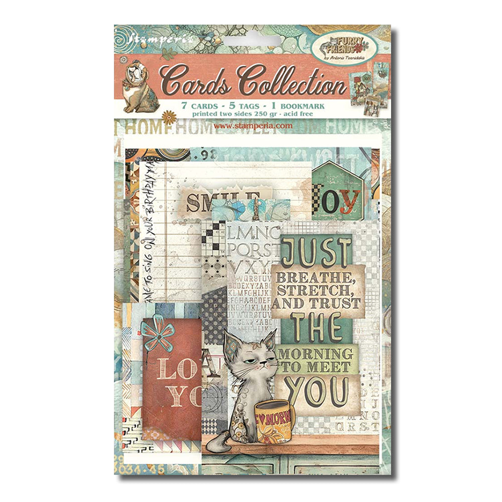 Stamperia - Furry Friends Cards Collection