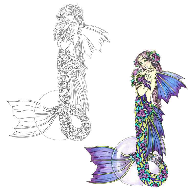 Linda Ravenscroft: Sea Urchin DigiStamp