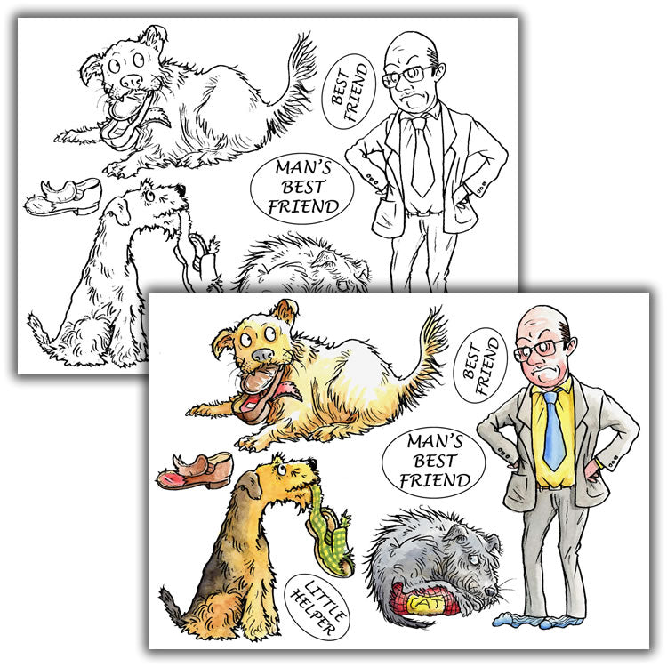 Mark Bardsley: Man's Best Friend DigiStamp