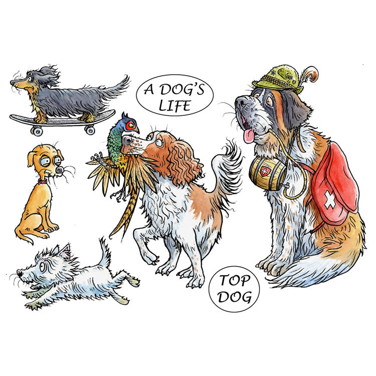 Mark Bardsley: A Dog's Life DigiStamp