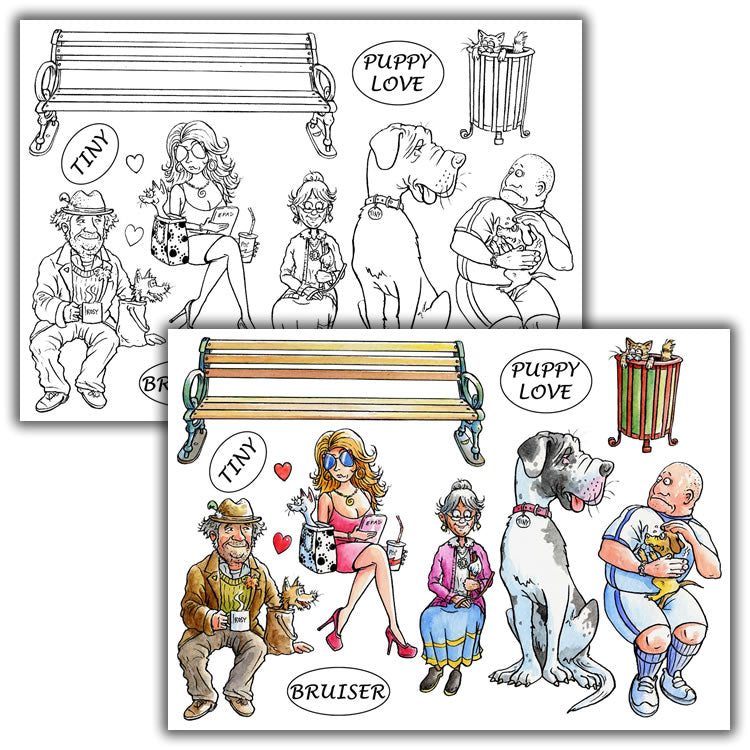 Mark Bardsley: Puppy Love DigiStamp