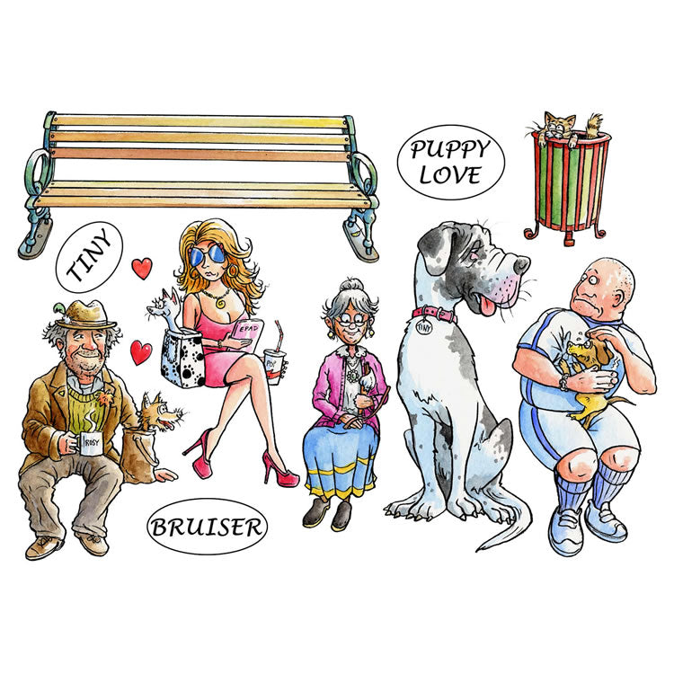Mark Bardsley: Puppy Love DigiStamp