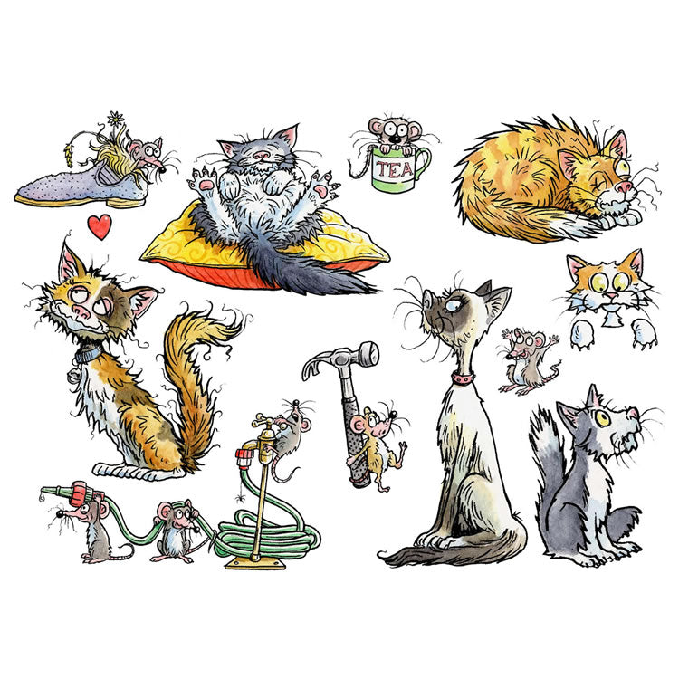 Mark Bardsley: Playing Cat & Mouse DigiStamp