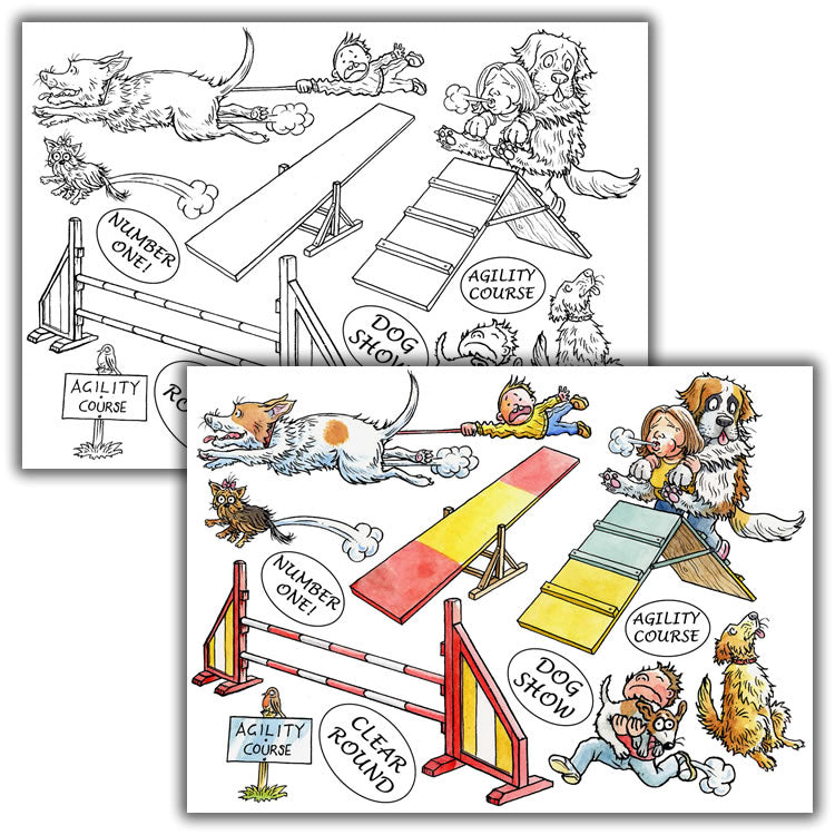 Mark Bardsley: Dog Show DigiStamp