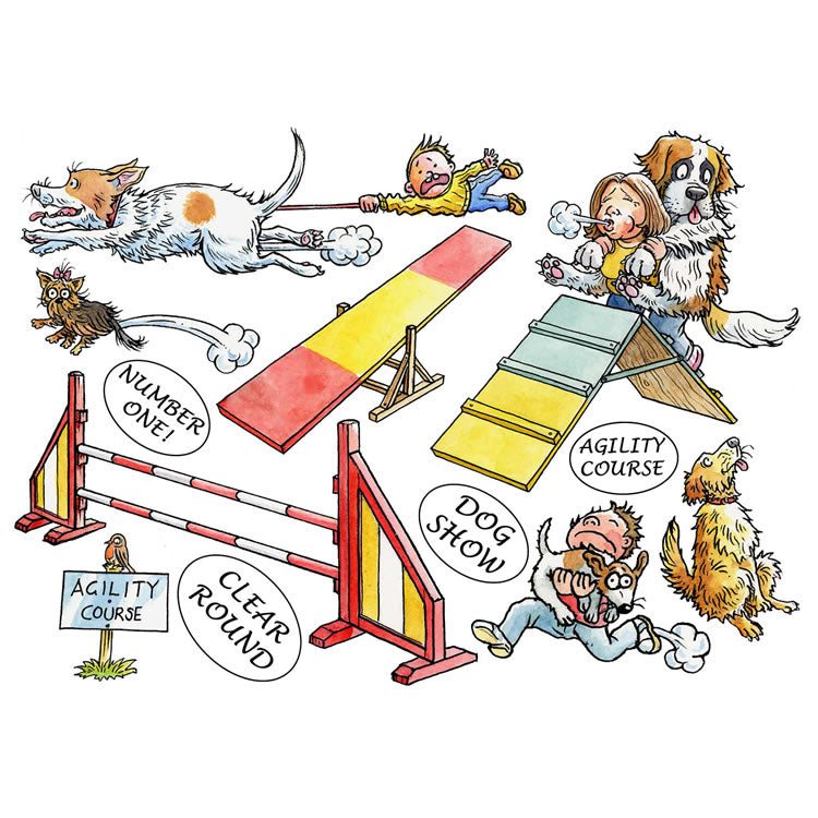 Mark Bardsley: Dog Show DigiStamp