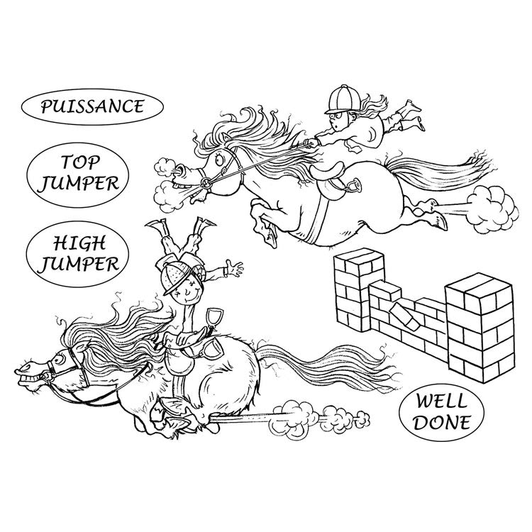 Mark Bardsley: Horsing Around DigiStamp