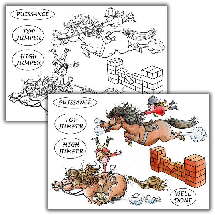 Mark Bardsley: Horsing Around DigiStamp