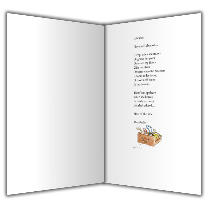 Labrador Greetings Card