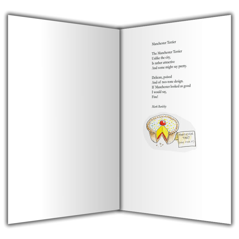 Manchester Terrier Greetings Card