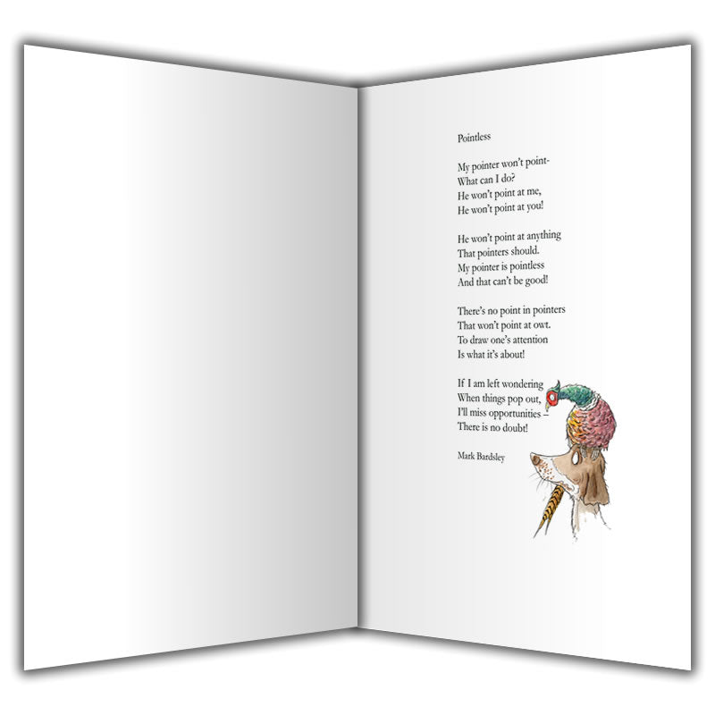 Pointer Greetings Card