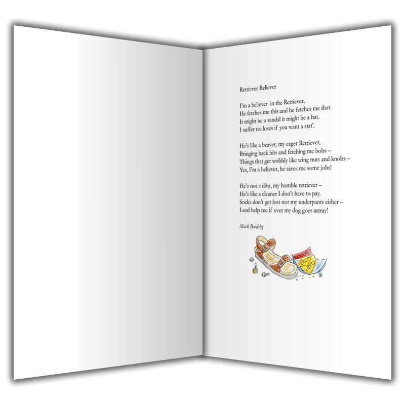 Retriever Greetings Card