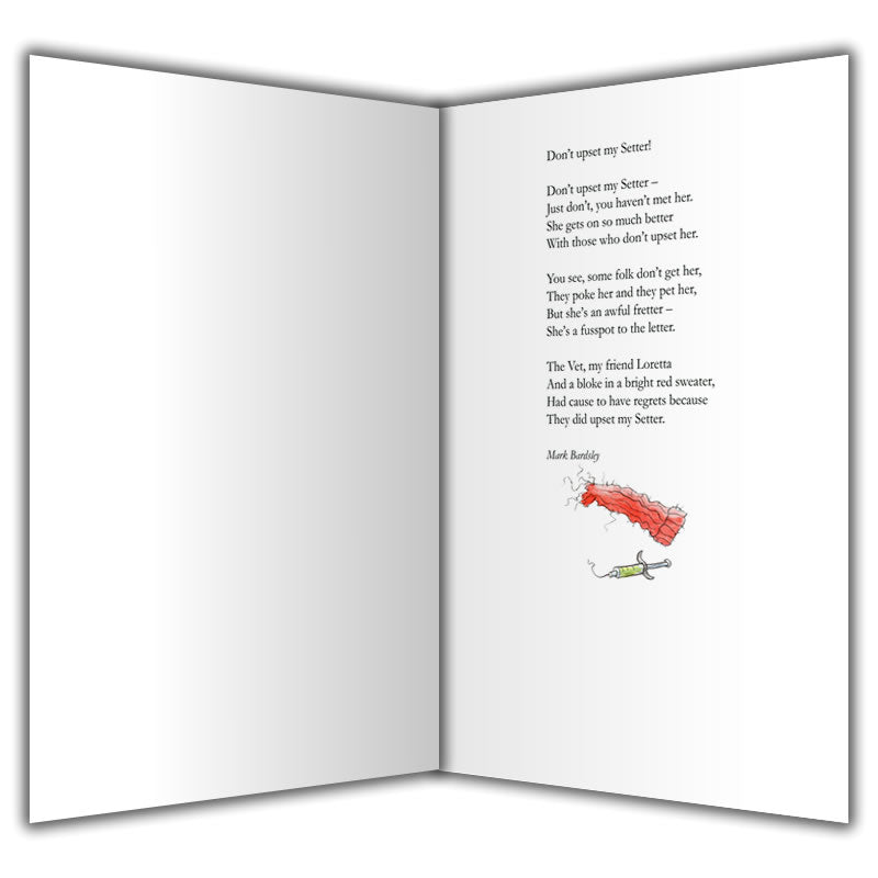 Setter Greetings Card