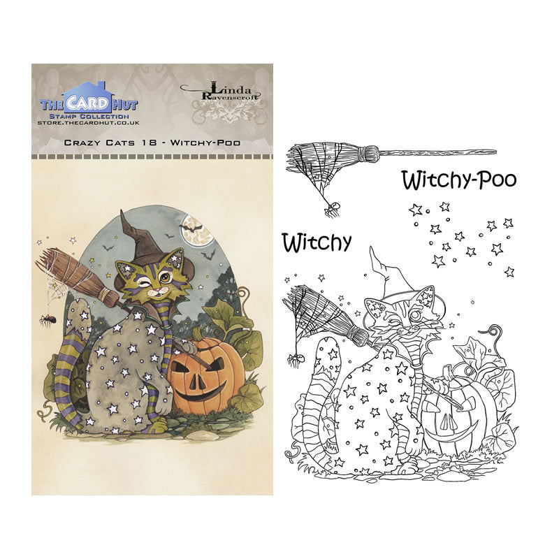 Linda Ravenscroft: Crazy Cats - Spooky Kitties Stamp Collection