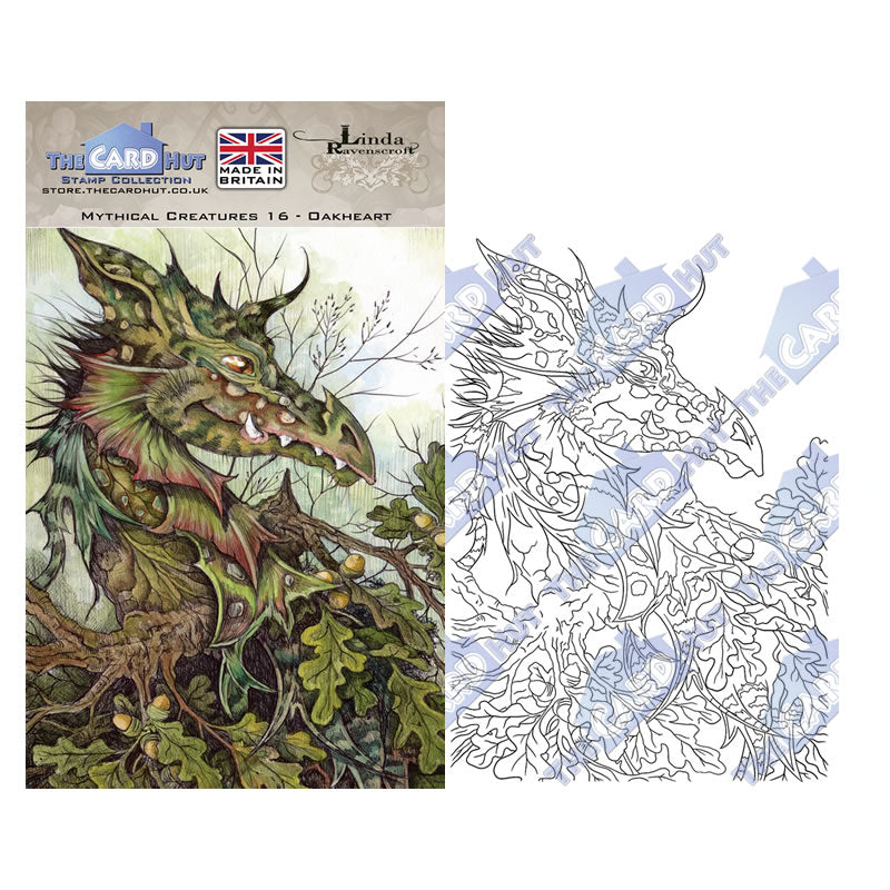 Linda Ravenscroft: Mythical Creatures - Dragon Stamp Collection