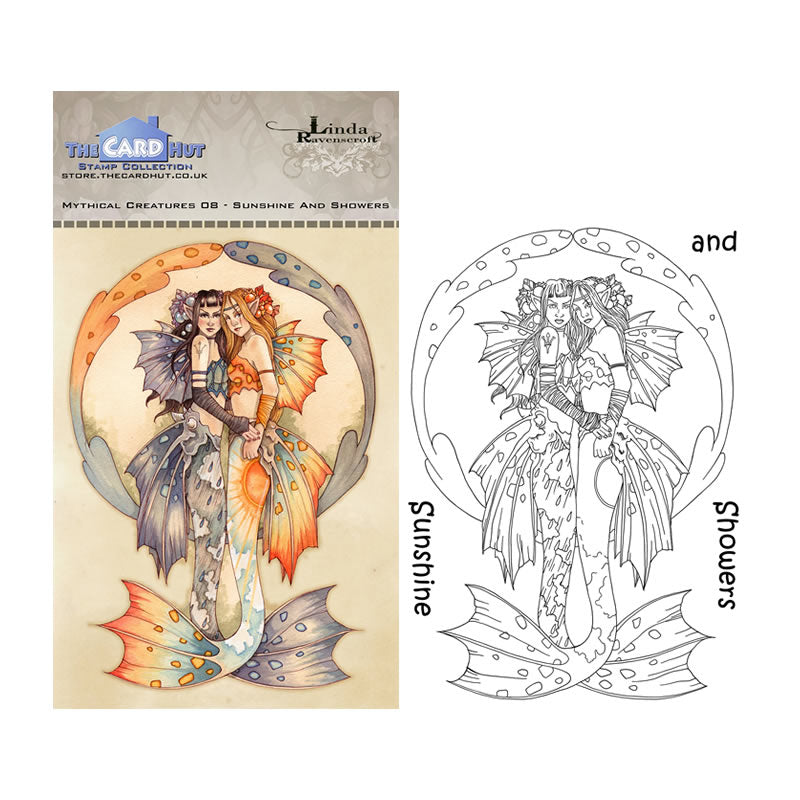 Linda Ravenscroft: Mythical Creatures - Mermaids Stamps