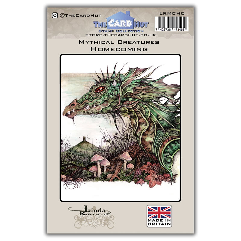 Linda Ravenscroft: Mythical Creatures - Dragon Stamp Collection