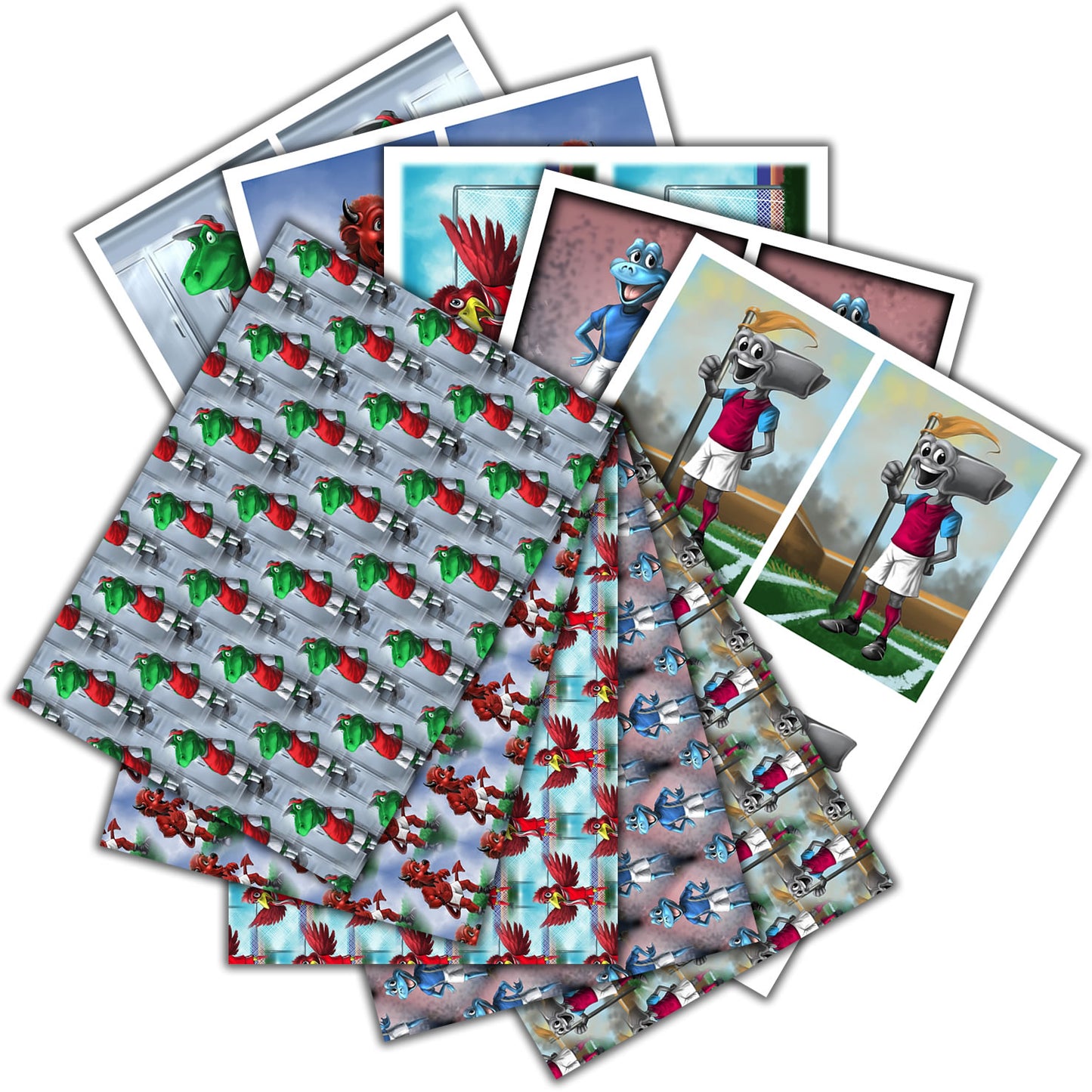 [PDF] Football Mascots - Decoupage Download