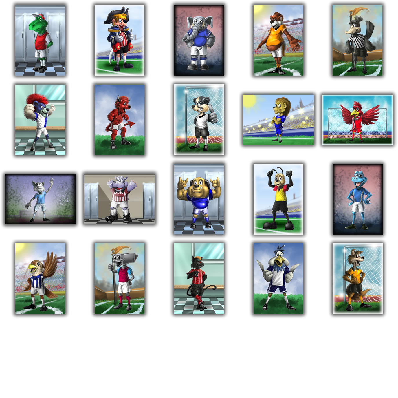 [PDF] Football Mascots - Decoupage Download