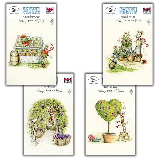 Paper Create: Mulberry Mouse - In The Garden Stamp Collection by Country Colour