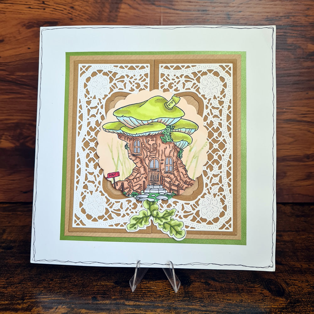 [re-stock] Linda Ravenscroft: Fairyland - Toadstool Houses Stamp Collection