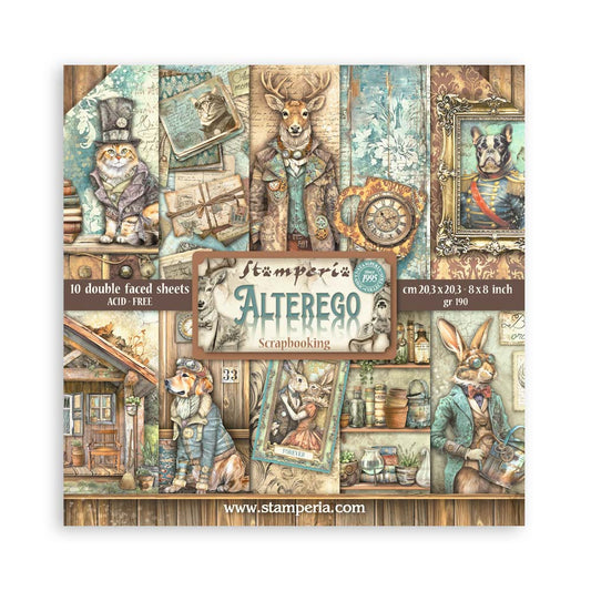 Stamperia - Alterego 8x8 Paper Pad