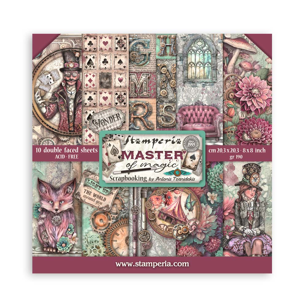 Stamperia - Master of Magic 8x8 Paper Pad