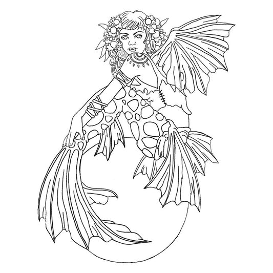 Linda Ravenscroft: Black Pearl DigiStamp