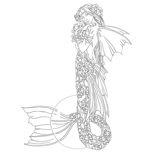 Linda Ravenscroft: Sea Urchin DigiStamp