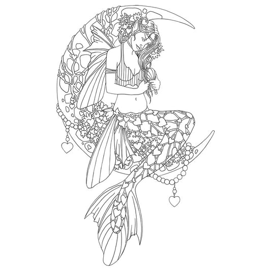 Linda Ravenscroft: Valentine Moon DigiStamp