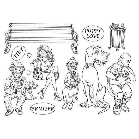 Mark Bardsley: Puppy Love DigiStamp