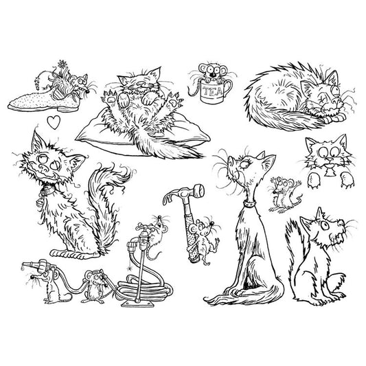 Mark Bardsley: Playing Cat & Mouse DigiStamp