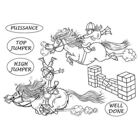 Mark Bardsley: Horsing Around DigiStamp
