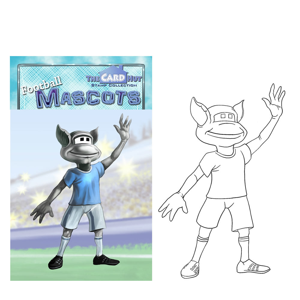 Football Mascots: A7 Mini Stamps