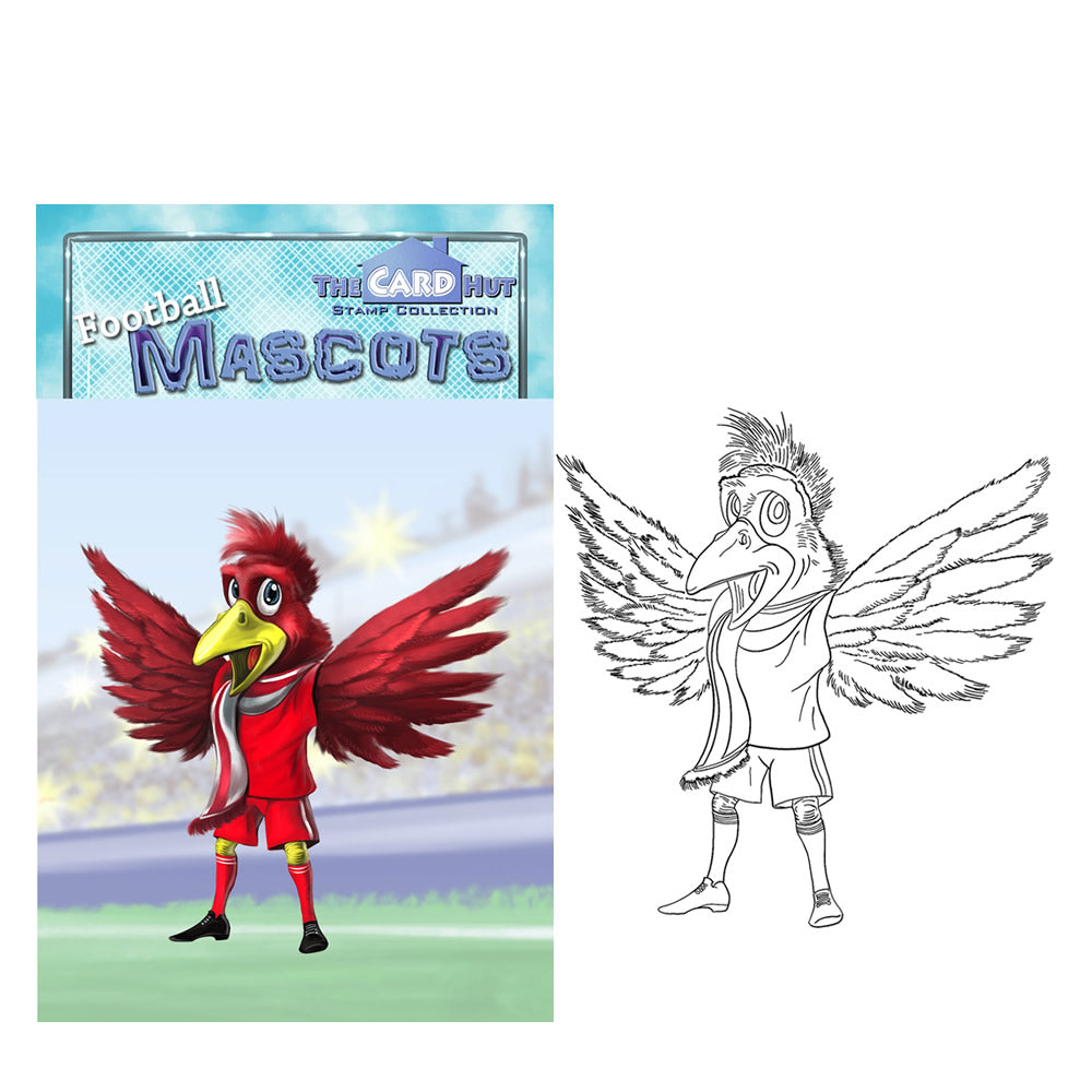 Football Mascots: A7 Mini Stamps