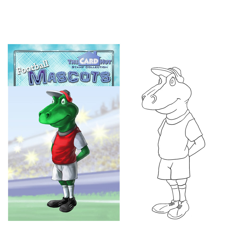 Football Mascots: A7 Mini Stamps