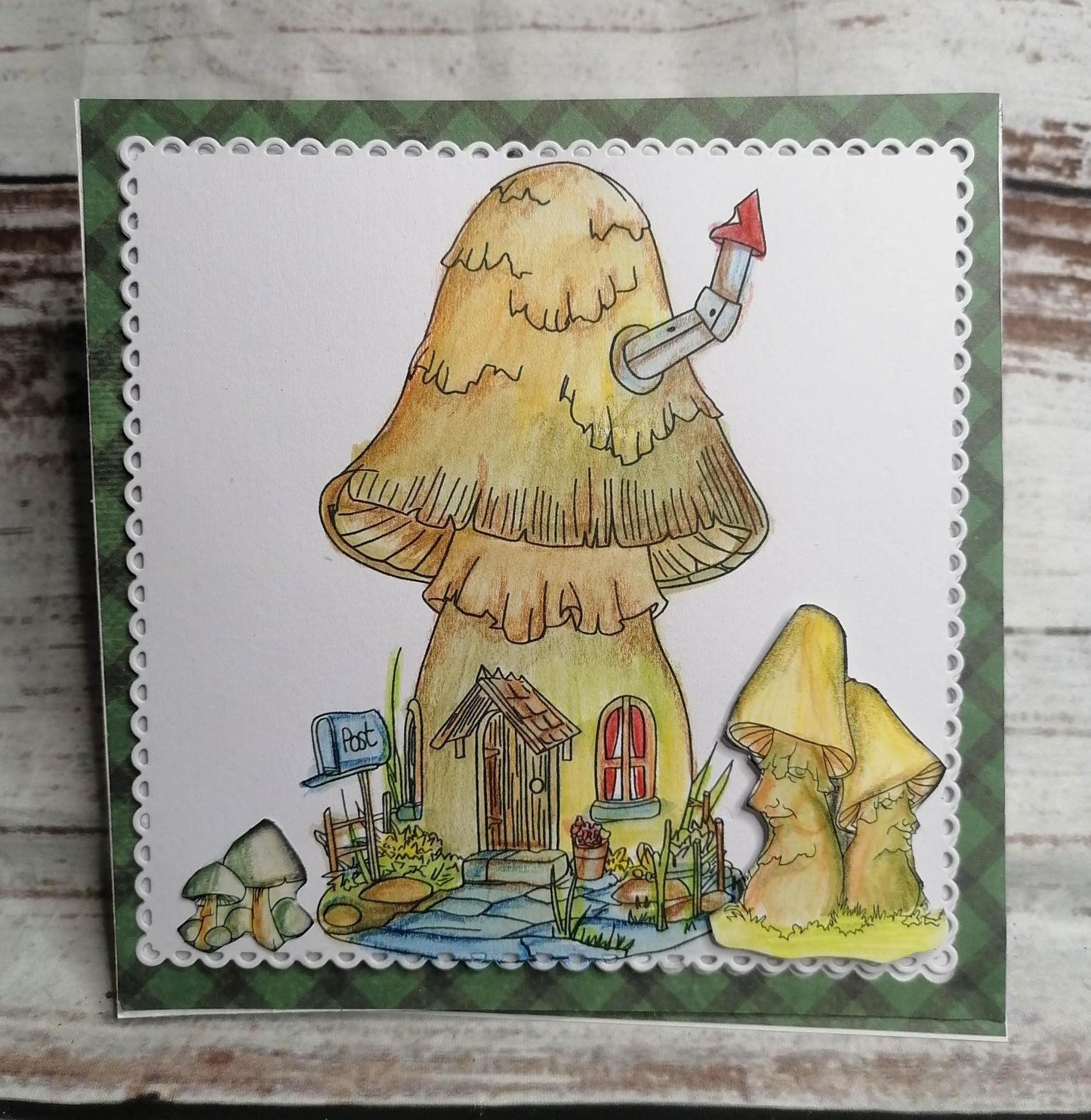 [re-stock] Linda Ravenscroft: Fairyland - Toadstool Houses Stamp Collection