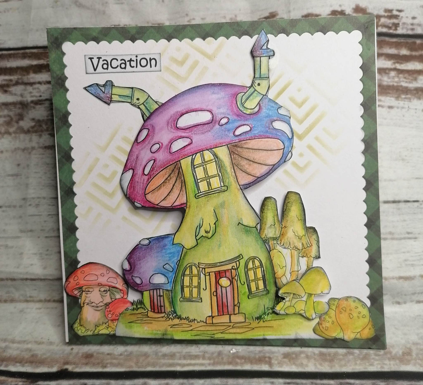 Linda Ravenscroft: Fairyland - Toadstool Houses Stamp Collection