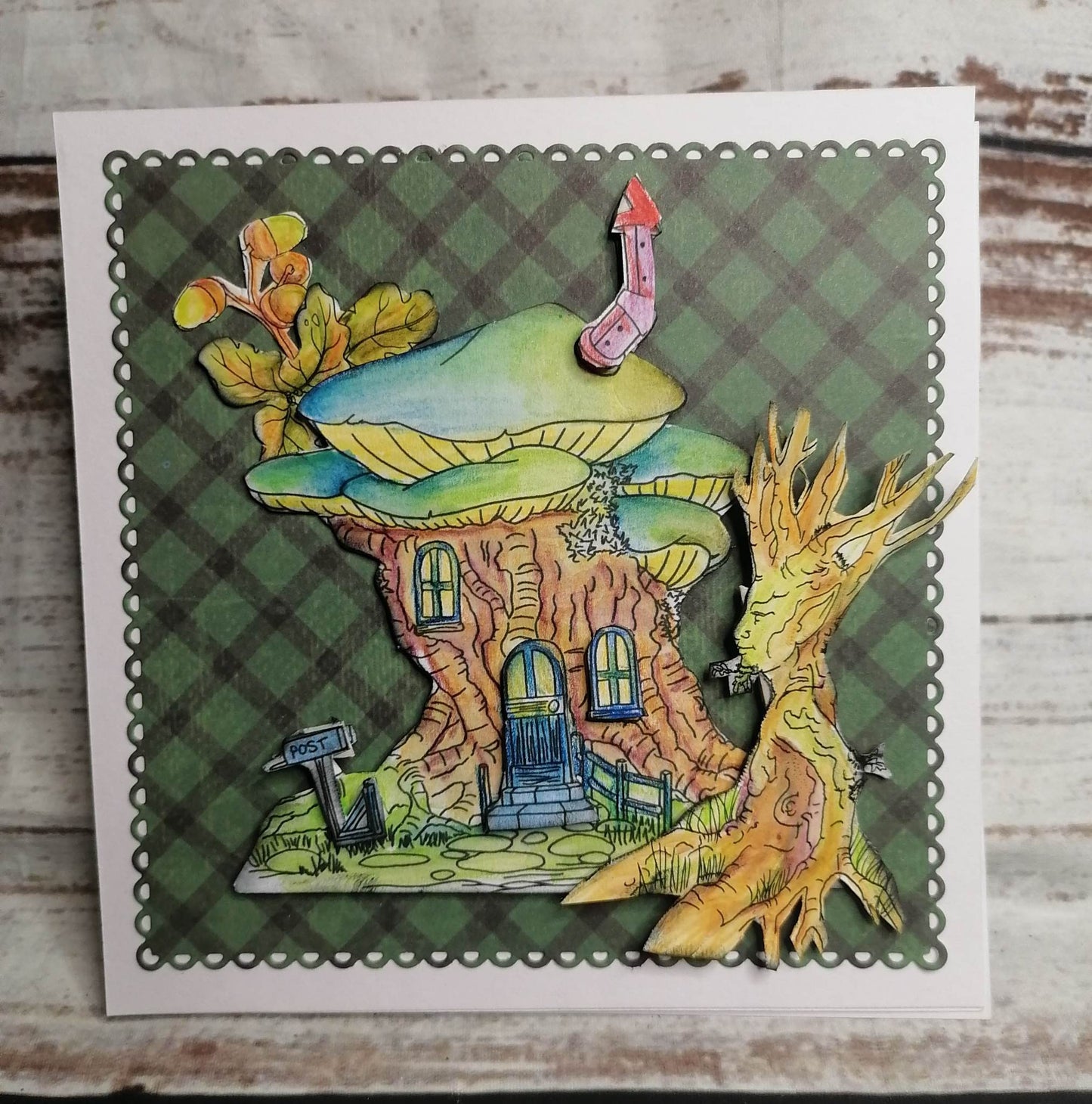 [re-stock] Linda Ravenscroft: Fairyland - Toadstool Houses Stamp Collection
