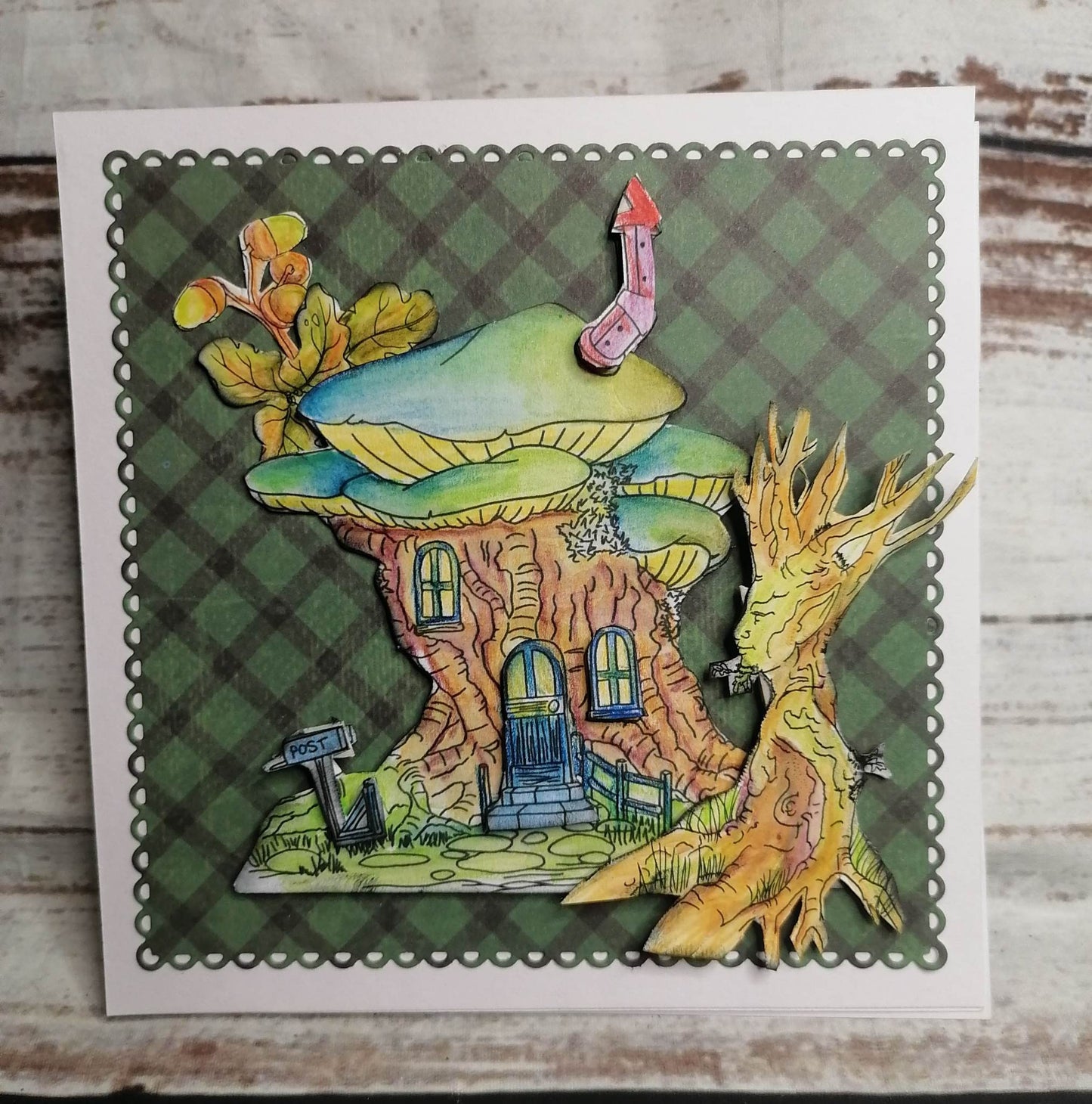 Linda Ravenscroft: Fairyland - Toadstool Houses Stamp Collection