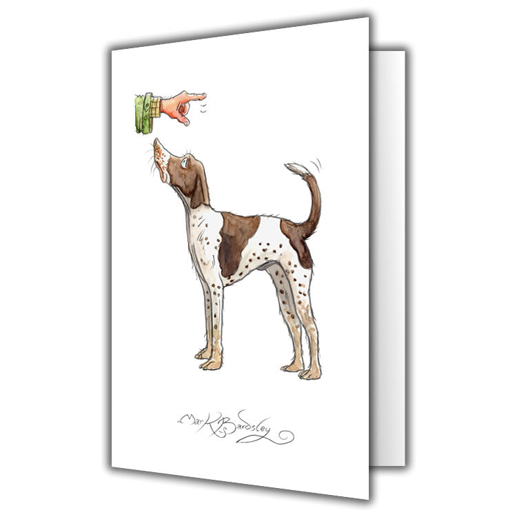 Pointer Greetings Card