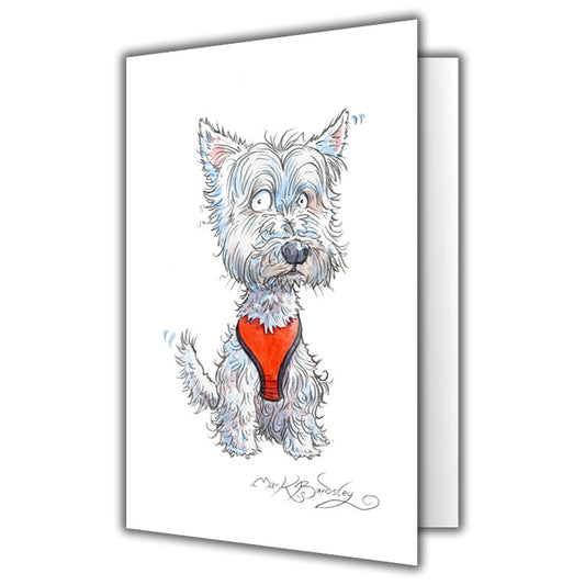 Westie Greetings Card