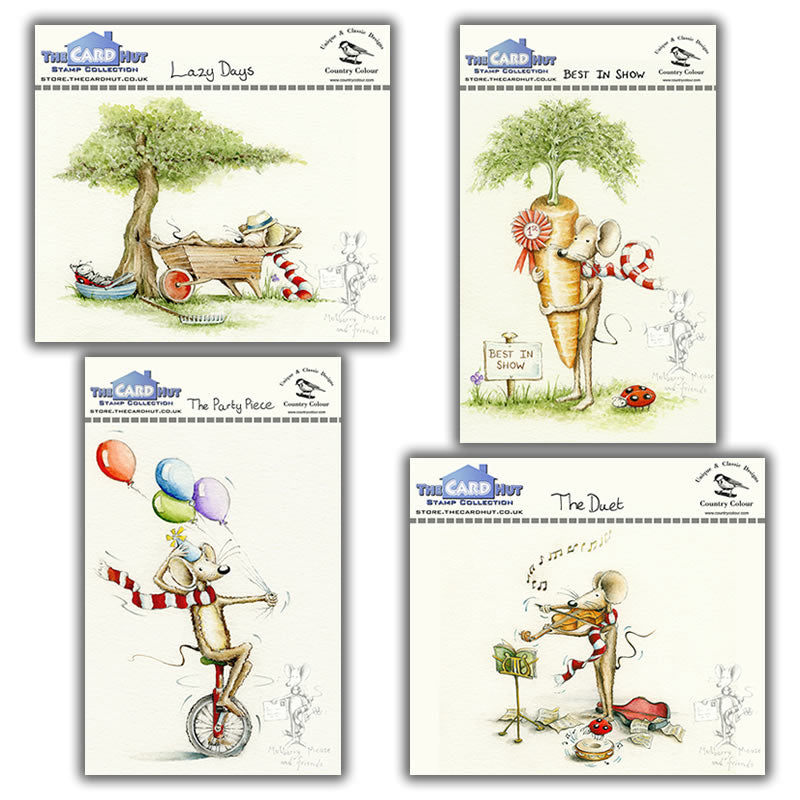 Country Colour: Mulberry Mouse Stamp Collection