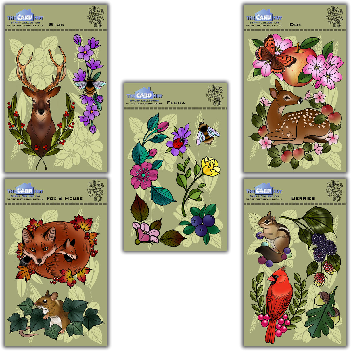 Charlotte Eleanor Designs: Flora & Fauna Stamp Collection